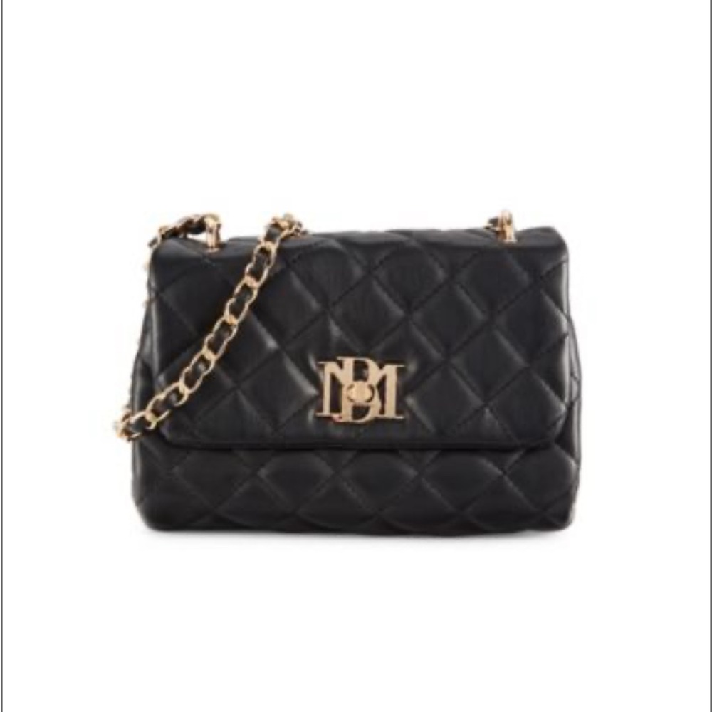 BADGLEY MISCHKA
Diamond-Quilted Crossbody Bag black